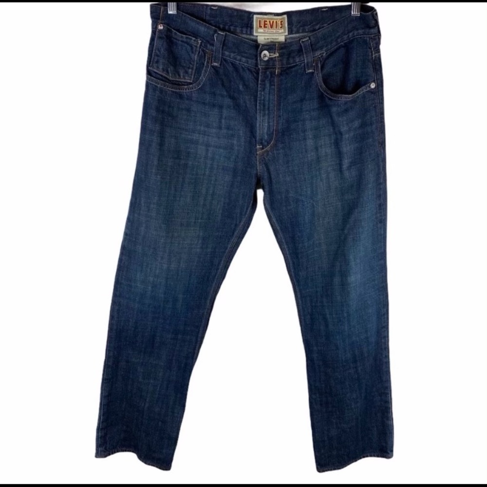 LEVI’S 514 Slim Straight Dark Wash Jeans | W38 L32
